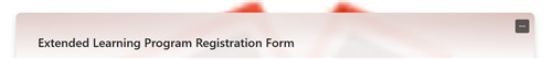 Extended Learning